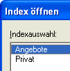 Index-Speicherort